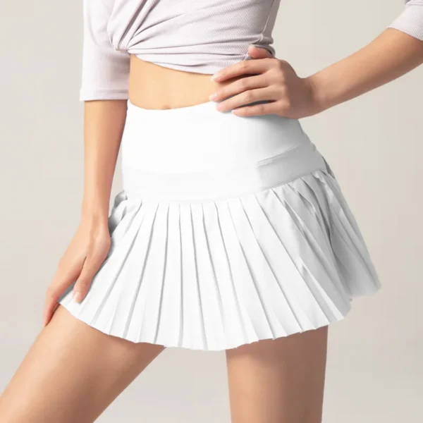Flowing YOGA Outfits women's Golf Pleated Skirt Gym Fitness Yoga Sport Tennis Female Outdoor Jogging Summer Mini Skirt Golf Women Clothing - Image 6