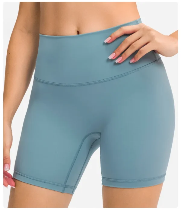 Flowing YOGA Outfits womens Clothing Yoga Cycling Shorts Tracksuit Gym High Waist Leggings Outdoor Jogging Fitness Sportswear Women'S Shorts - Image 5