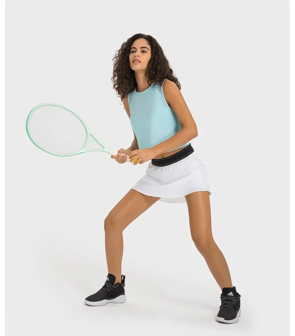 Women's Skirt Tennis Shorts Golf Wear Tennis Skirt Gym Fitness Flowing Yoga Sport Workout Leggings High Waist Women's Cycling Shorts - Image 4