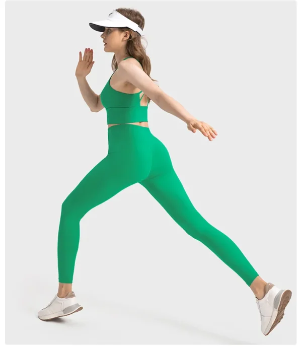 Womens Clothing Flowing Yoga Outfits Outdoor Jogging Women'S Pants Fitness Leggings Elastic Shaping Sport Tights High-Waisted Workout Trousers - Image 4