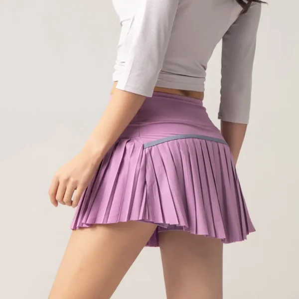 Flowing YOGA Outfits women's Golf Pleated Skirt Gym Fitness Yoga Sport Tennis Female Outdoor Jogging Summer Mini Skirt Golf Women Clothing