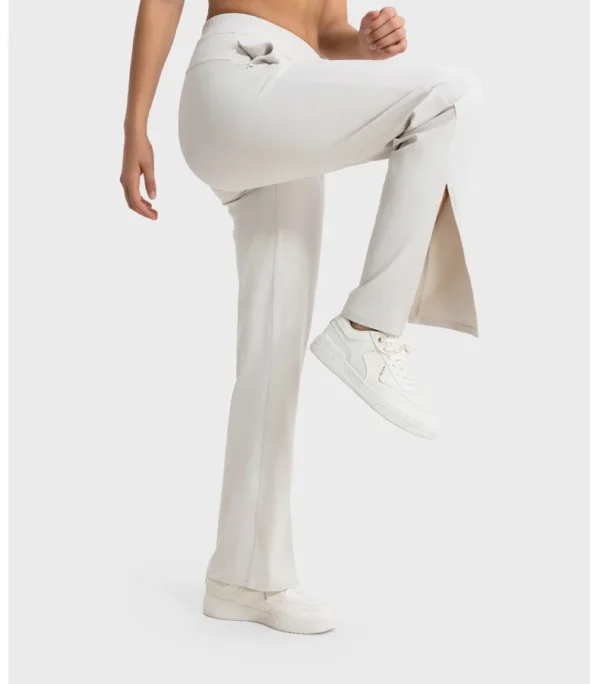 Flowing YOGA Outfits women's Pants Gym Yoga Wear Fitness Leggings High Waist Sport Tights Outdoor Jogging Workout Leisure Loose Flared Sportswear - Image 2