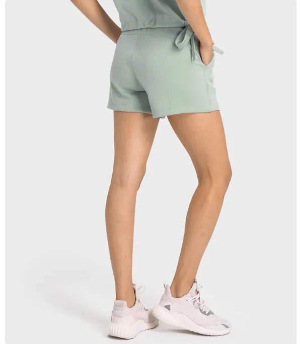 Flowing YOGA Outfits Gym Shorts Flowing Yoga Fitness Sport Womens Clothing Leggings Outdoors Workout Cycling Shorts Sports and Leisure Women Shorts - Image 2