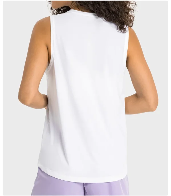 Flowing YOGA Outfits womens Clothing Gym Yoga Wear Tank Top Electric Bike Outdoor Jogging Women'S Gym Workout Clothing Yoga Sport Vest Pulovers - Image 6