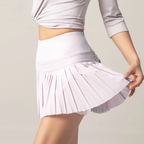 Flowing YOGA Outfits women's Golf Pleated Skirt Gym Fitness Yoga Sport Tennis Female Outdoor Jogging Summer Mini Skirt Golf Women Clothing - Image 5