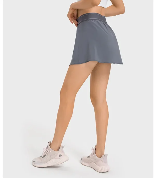 Women's Skirt Tennis Shorts Golf Wear Tennis Skirt Gym Fitness Flowing Yoga Sport Workout Leggings High Waist Women's Cycling Shorts - Image 5