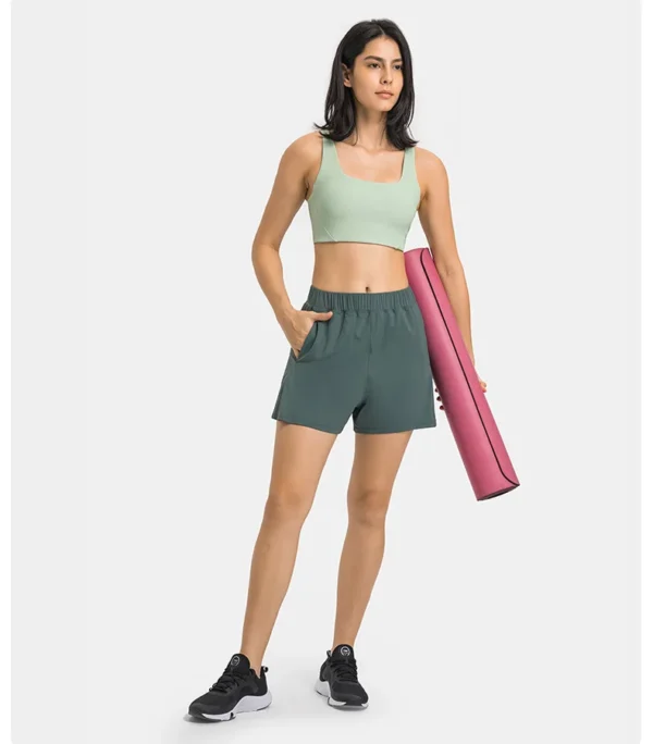Gym Womens Clothing Shorts Leggings Outdoor Jogging Tennis Flowing Yoga Fitness High Waist Women's Shorts Sports and Leisure Sportswear - Image 3