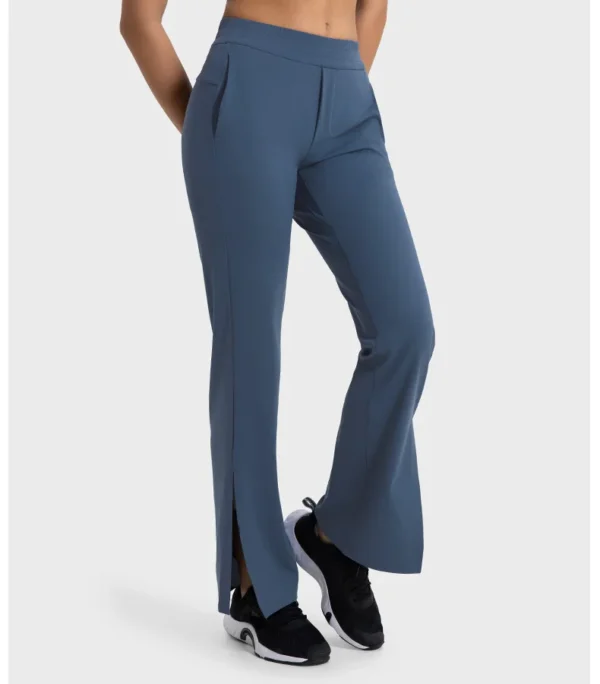 Flowing YOGA Outfits women's Pants Gym Yoga Wear Fitness Leggings High Waist Sport Tights Outdoor Jogging Workout Leisure Loose Flared Sportswear