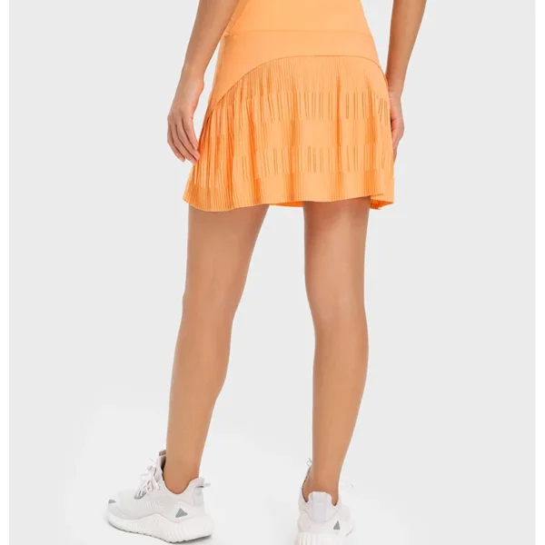Flowing YOGA Outfits Womens Dresses Skirt Tennis Golf Wear Gym Leggings Women's Pleated Skirt Outdoor Jogging Yoga Fitness Sport Skort