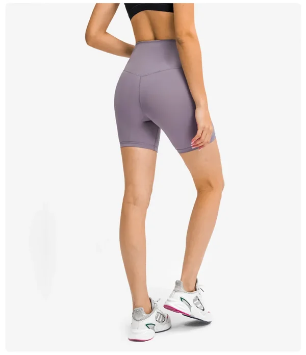 Flowing YOGA Outfits womens Clothing Yoga Cycling Shorts Tracksuit Gym High Waist Leggings Outdoor Jogging Fitness Sportswear Women'S Shorts - Image 2