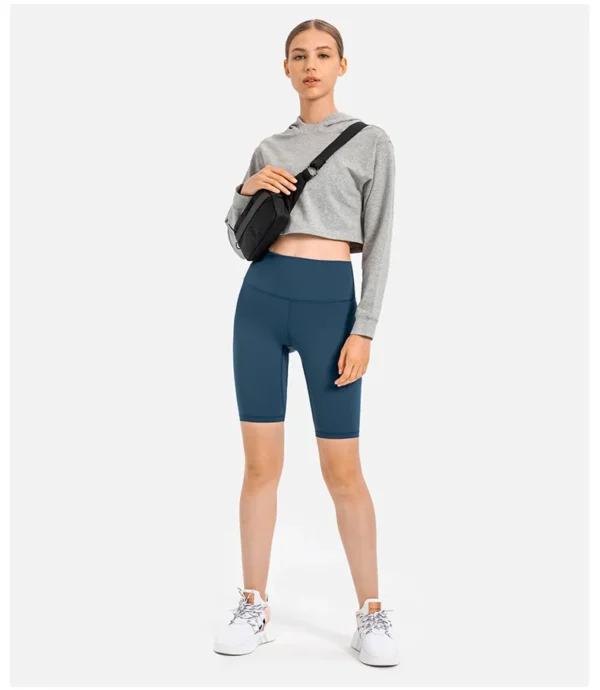 Flowing YOGA Outfits Women's Long Sleeve Top Gym Yoga Fitness Shirts Hoodies Crop Top Tracksuit Sweatshirt Outdoor Jogging Leisure Blouses - Image 4